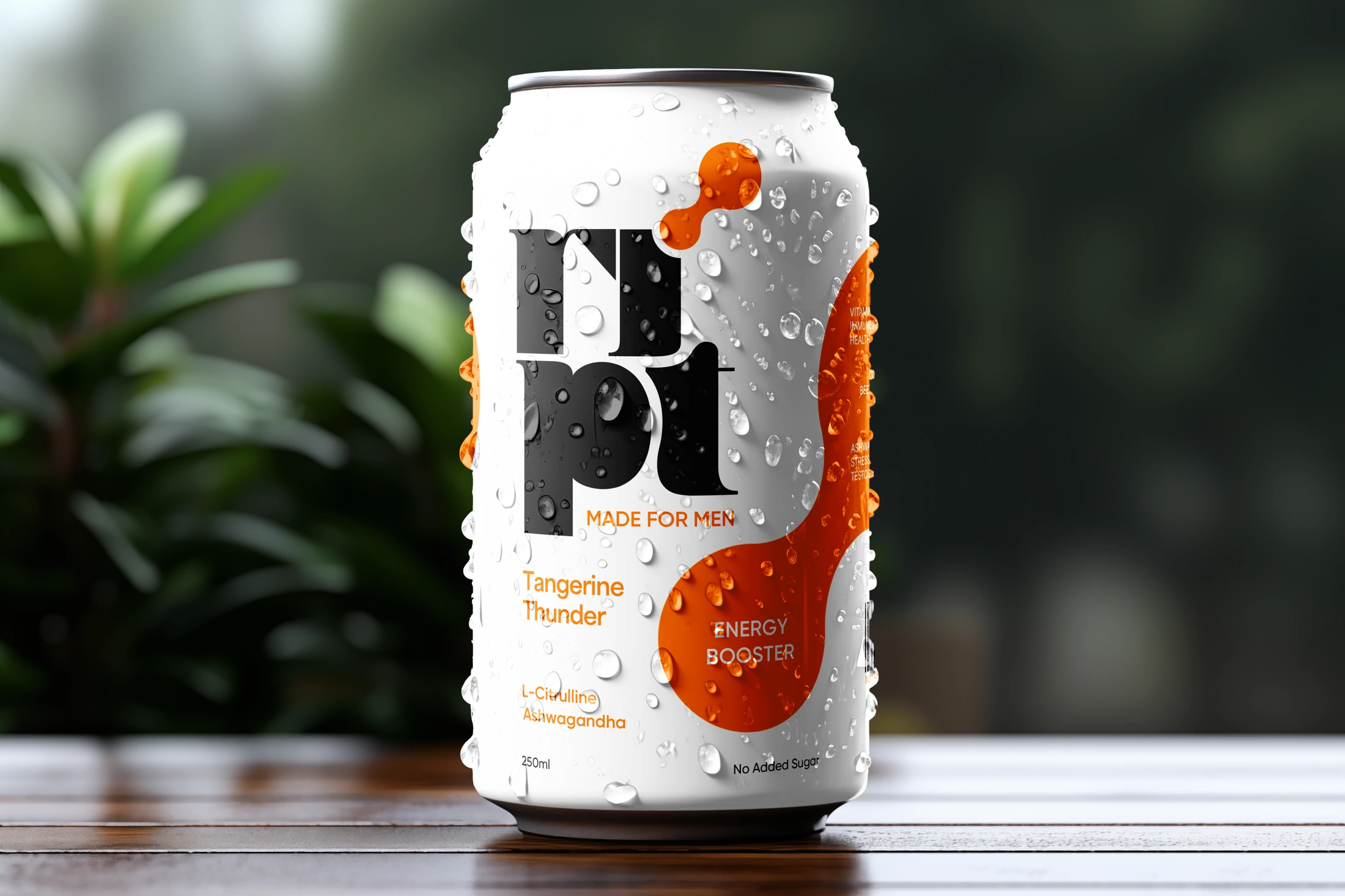 RIPT can on a dark background
